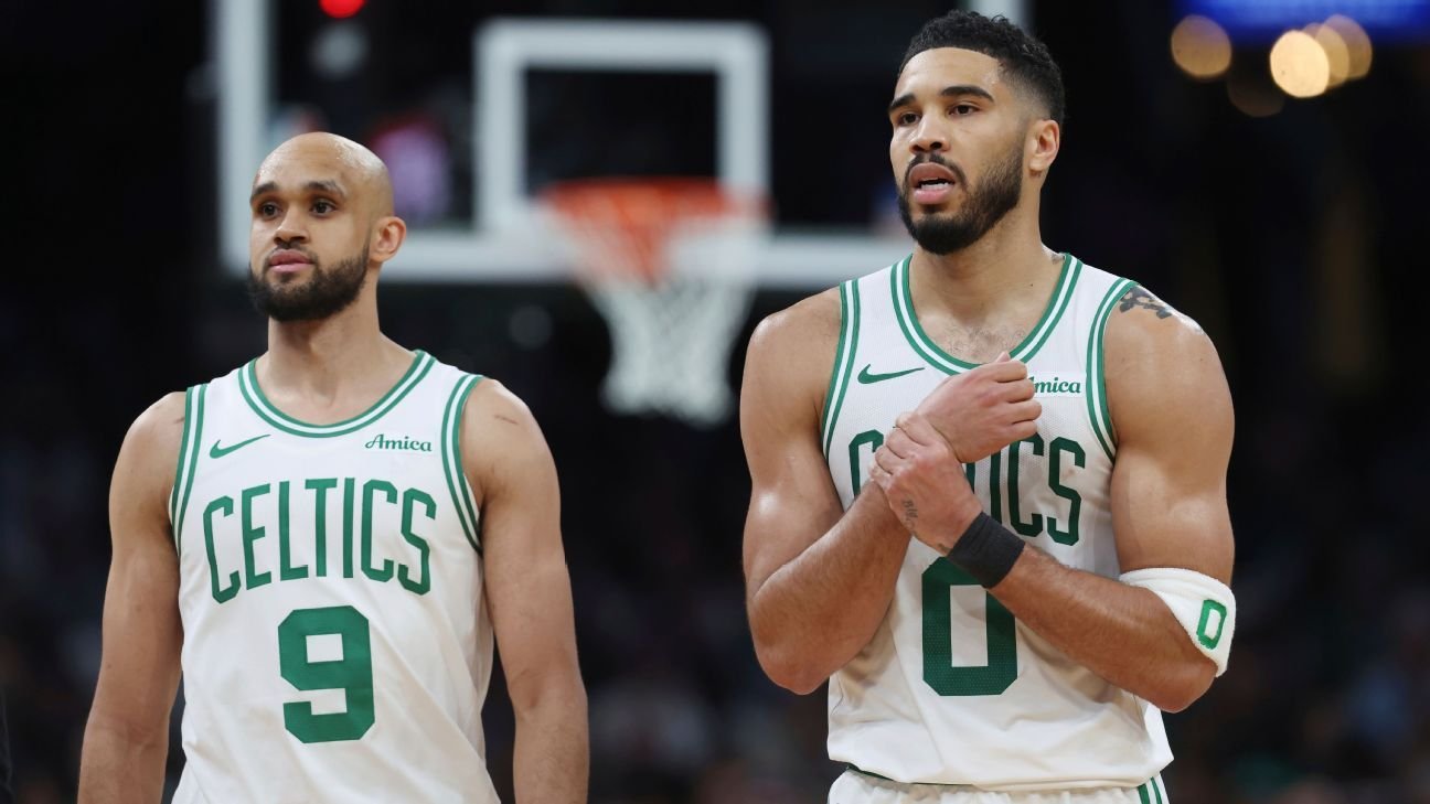 Celtics' Tatum misses first playoff game of career