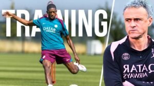 Luis Enrique Prepares PSG for Arsenal Clash | Dembélé & Kvaratskhelia in Training 🔥