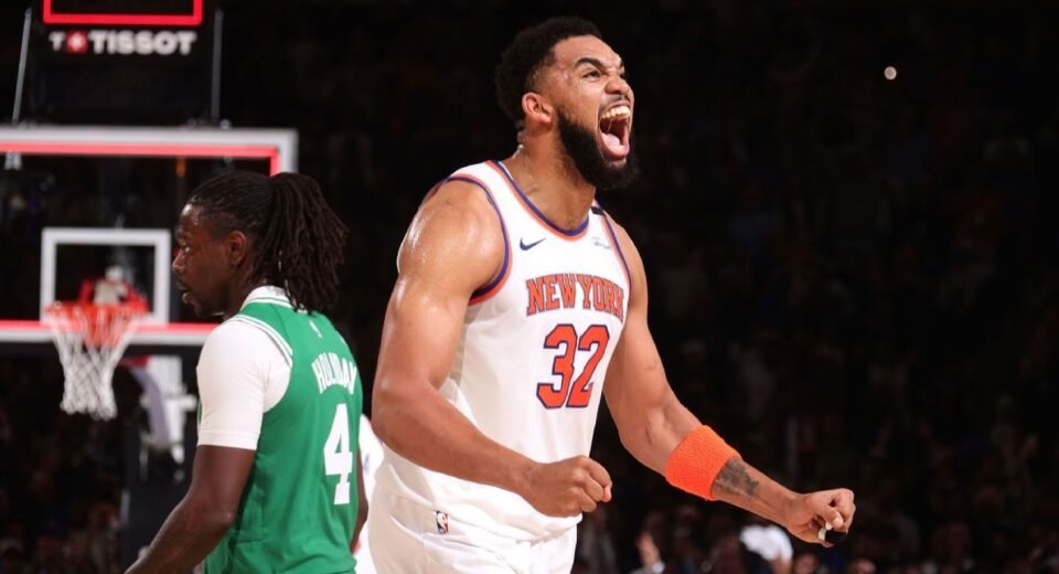 Knicks pound Celtics by 38 to reach East finals