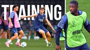 1 Hour of PURE INTENSITY! Dembélé & Kvaratskhelia Lead PSG Training 🔥