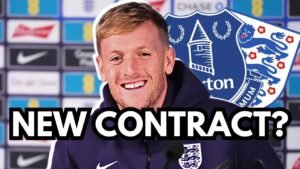 Jordan Pickford’s Message to Everton Fans After Signing New Contract | England vs Latvia