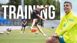 Watch Erling Haaland and Rodri in Intense Man City Training 🔥