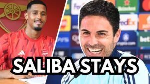 Mikel Arteta Message To Saliba After His New Contract With Arsenal 🚨