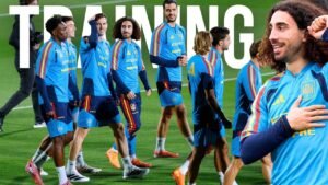 Watch Spain National Team SUPER Intense Training 🇪🇸🔥