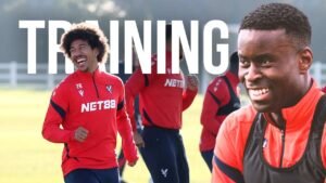 Watch Mark Guehi Shine In Crystal Palace Training 🔥