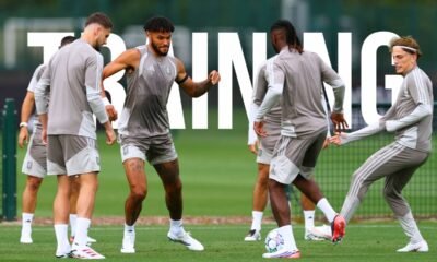 Watch Garnacho and John McGinn in Aston Villa Training Session