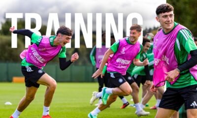 Watch Celtic FC training session ahead of Rangers clash