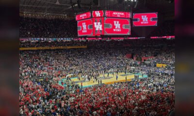 The Alamodome after Houston reached the 2025 NCAA championship game