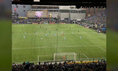 Providence Park prepared for the 2021 MLS Cup final