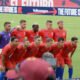 The United States men’s national soccer team before a match