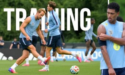 Watch Harry Kane and Jude Bellingham SHINE in England Training